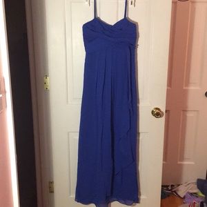 Royal blue dress